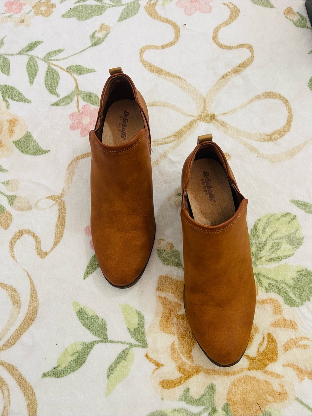 Dr. Scholl,s  Women’s LACEY Brown Leather Chelsea Casual Booties Size 7